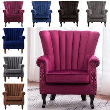 Velvet Armchair Chesterfield