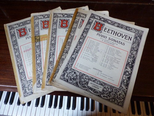 Antique beethoven piano - antique,