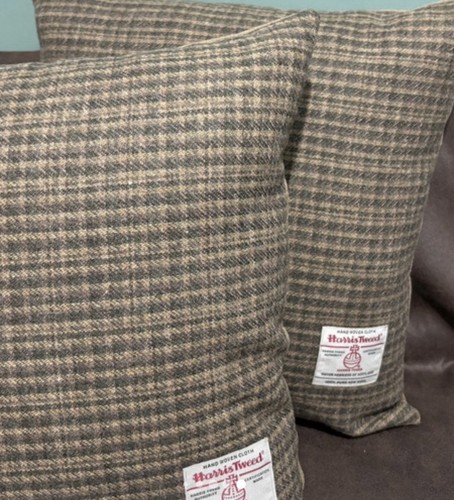 Pair harris tweed filled - harris,
