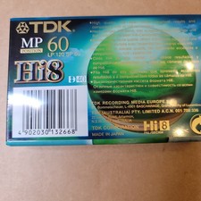 TDK Hi8 – P5-60HMPPEN 60 Min Blank Camcorder Video Tape NEW & SEALED