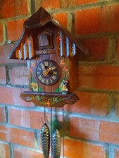 Black Forest Cuckoo Clock Chalet Style, Working Condition