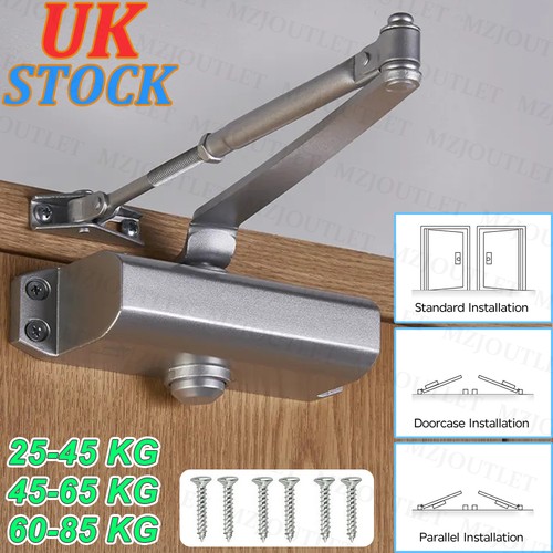 Heavy duty door - heavy, closer