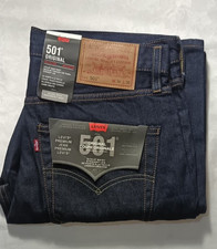 levis 501 mens Jeans Dark Blue