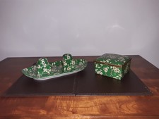 19th Century Ceramic Desk Set