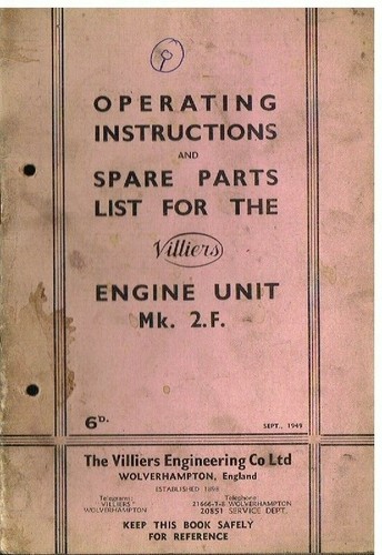 Villiers 98cc 2 stroke - 98cc, 2-stroke