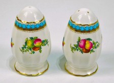 2 Copeland Spode Trapnell Sprays England Salt and Pepper Shaker Shakers