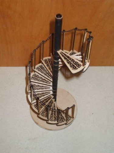 Dolls house spiral staircase - dolls,