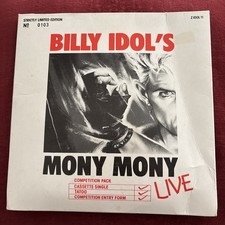 BILLY IDOL - Mony Mony - LIVE CASSETTE PACK - 1987 - NEW SEALED - GENERATION X