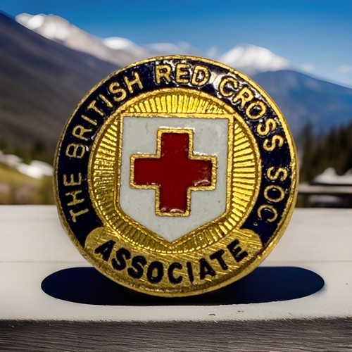 Vintage british red cross - red,