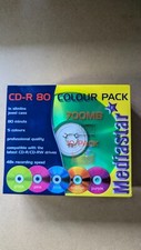 Taiyo Yuden Mediastar, blank recordable CD-R 10 colour pack in slim jewel case