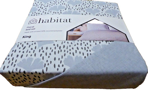Habitat blue scandi floral - blue,