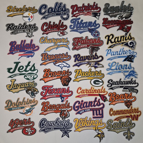 Nfl team signature patch - team,