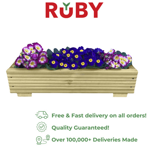 Long decking planter - long,
