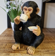 Cup of Tea Drinking Monkey