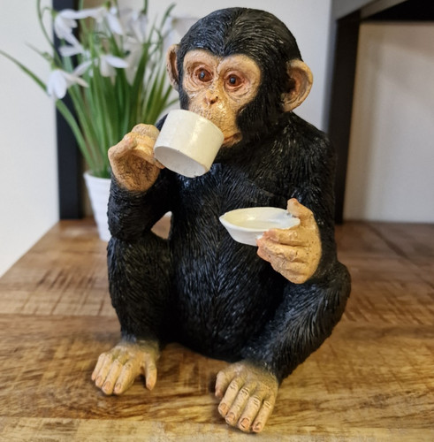 Cup tea drinking monkey - tea,