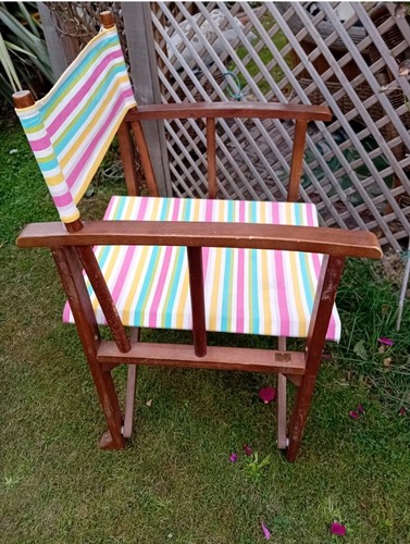 Directors chair candy stripe - chair,