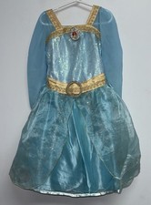 Disney Store Brave Merida Costume Dress Girls Size 5 6 Halloween Long Sleeve
