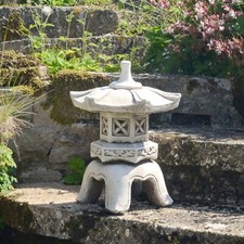 LOW "PAGODA"  GARDEN STATUE