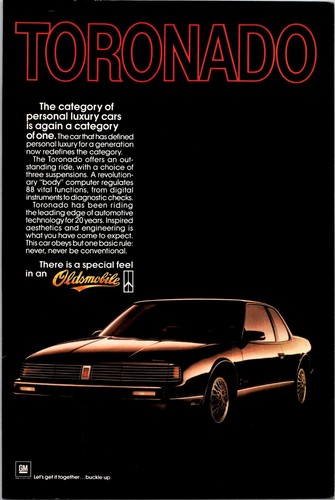Oldsmobile toronado vintage - oldsmobile,