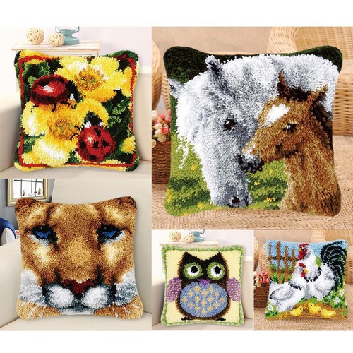 Latch hook pillow kits - pillow,