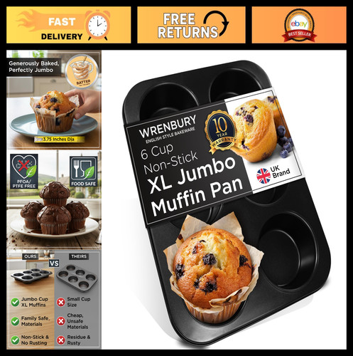 Nonstick jumbo muffin - nonstick, pan