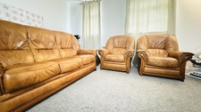 Leather Sofa Set 3-Piece