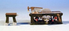Heavy Duty Circular Saw Bench G169a UNPAINTED OO Scale Langley Models Kit 1/76