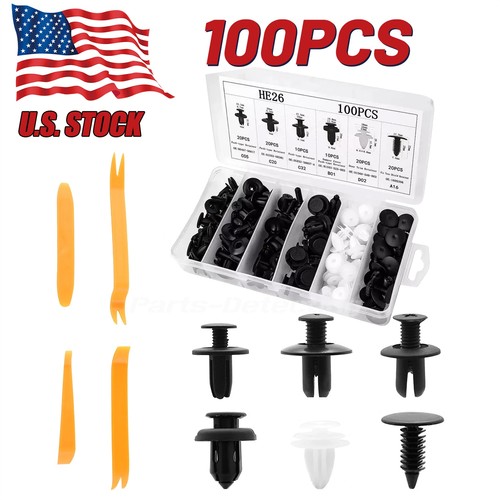 100pcs bumper clips fender - 100pcs,