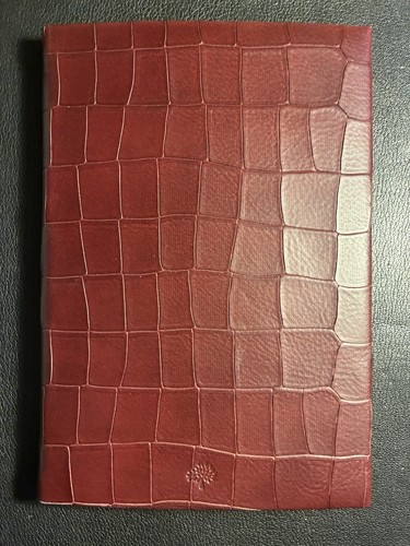 Mulberry notebook croc - mulberry,