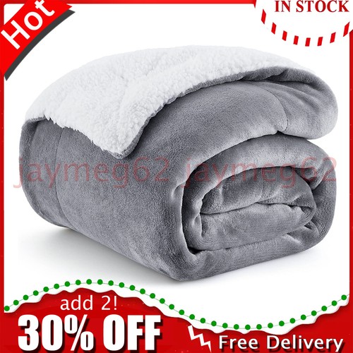 Large faux fur warm fleece - faux,