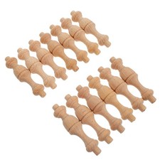 12 Pcs Wooden Roman Pillar