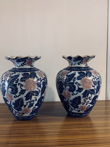 Pair nice asian vases - a,