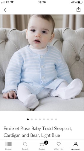 Baby blue emile - baby,