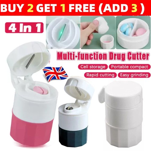 Layer pill crusher grinder - pill,