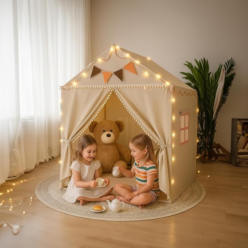 Kids play tent with - kids, mat
