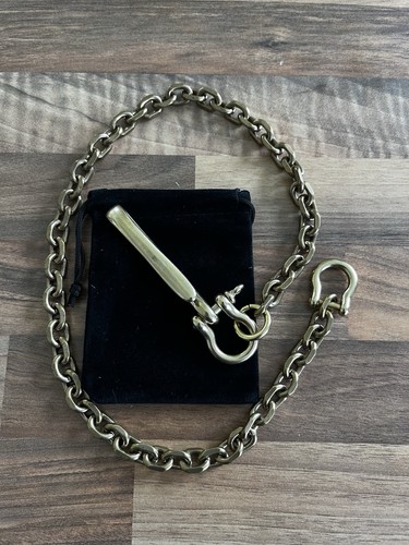 Heavy solid brass belt - solid, loop