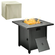 Square Propane Gas Fire Pit