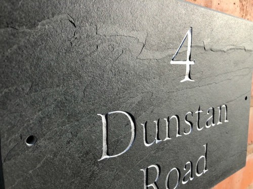 Personalised rustic slate - personalised,