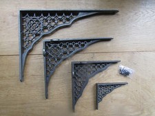 PAIR of cast iron Scaffold