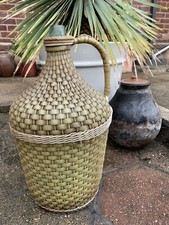 ⭐️ Vintage Antique Glass Jar Bottle Carboy Demijohn Garden Plant Pot Trough ⭐️
