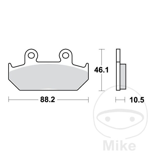 34218 standard brake - brake, pads