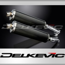 KAWASAKI Z1000 2010-2020 450mm OVAL CARBON BSAU SILENCER EXHAUST KIT