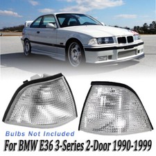 ​For BMW E36 3-Series Coupe Left & Right Front Indicator Repeater Light Lens