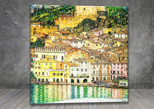 Gustav klimt malcesine lake - malcesine,