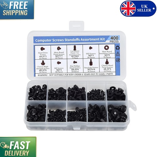 400pcs assorted screws kit - assorted,