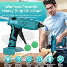 Cordless Hot Glue Gun Melt Welding DIY Craft + 10 Sticks For Makita 18V Battery