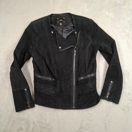 Mng leather jacket - leather, xl