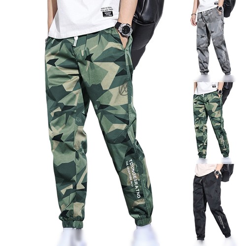 Men camouflage joggers cargo - men,