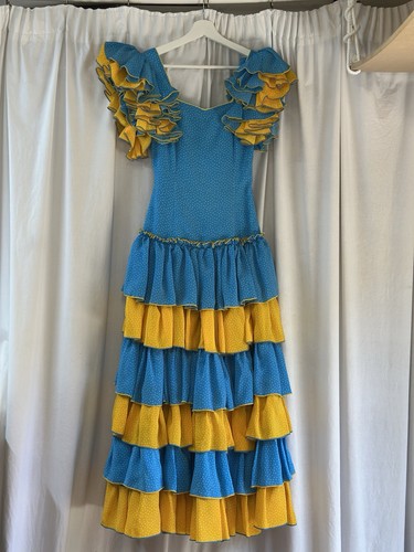 Vintage spanish flamenco dress - spanish,