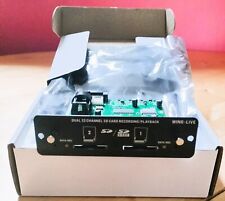 Behringer WING dual 32 channel sd card recoding / playback